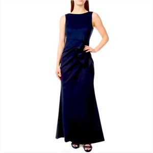 Cascading Ruffle Scuba Gown (Petite) super flattering, easy to wear!